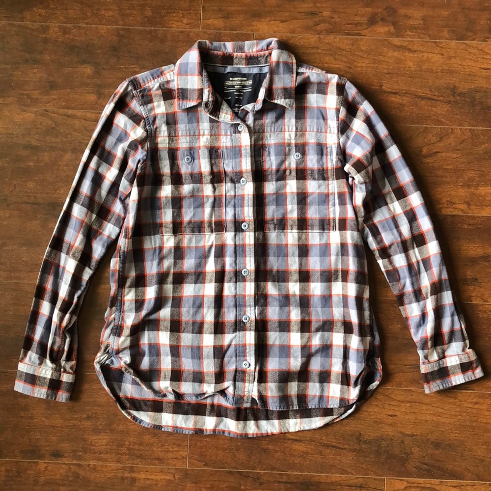 REI Co-op Plaid Button-down Flannel | Medium